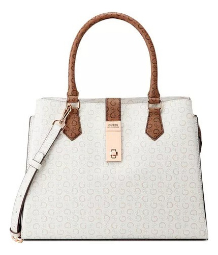 Guess Bolsa Para Mujer Satchel/ De Mano Monogram 