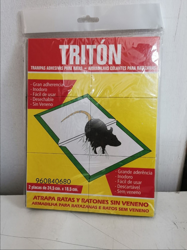 Trampas Adhesivas Tritón Rata