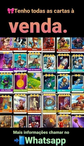 Imagem 1 de 4 de Giros Cartas Baús Coin Master