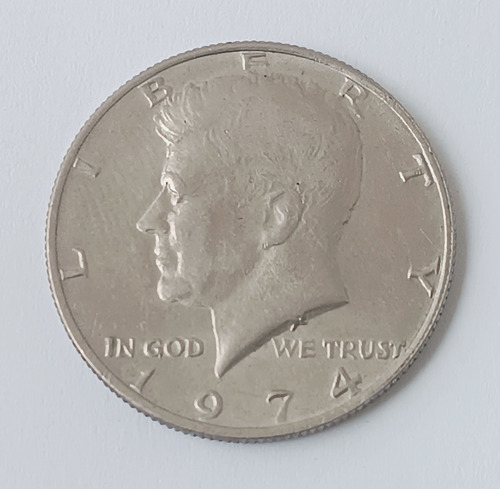 Moneda Kennedy Half Dólar 1974 Estados Unidos