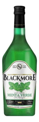Licor Menta Verde Premium Blackmore 1 Lt Para Cocteles