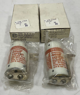 Gould Hfcp Replacement D15a005 440-600v Lot Of 2 373 Ddh