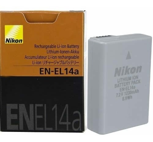 Imagen 1 de 3 de Bateria Nikon Original En-el14 En-el14a D5100 D5200 D3200 