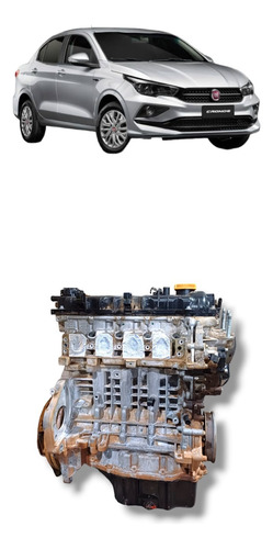Motor Parcial Fiat 1.3 Flex Argo Cronos 2022 A Base De Troca (Usado)