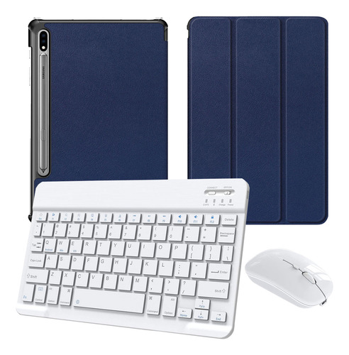 Funda + Teclado Para Samsung Galaxy Tab S8 Sm-x800/x806 12.4