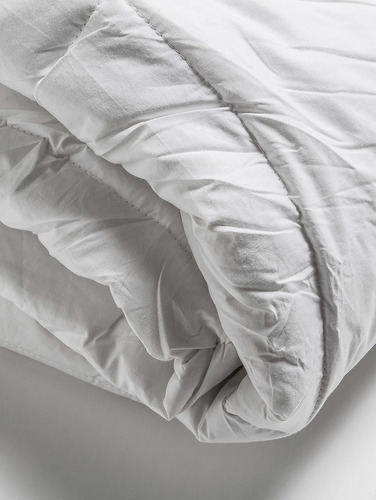 Acolchado King Plumón Blanco Algodón 100% Tiendas Landmark Diseño De La Tela Lisa