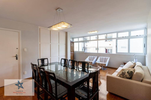 Belíssimo Apartamento 181 M²a.u. - 3 Dorm 1 Suíte 1 Vaga - Rua José Maria Lisboa - Jardim Paulista - Metrô Trianon-masp - Ap5378