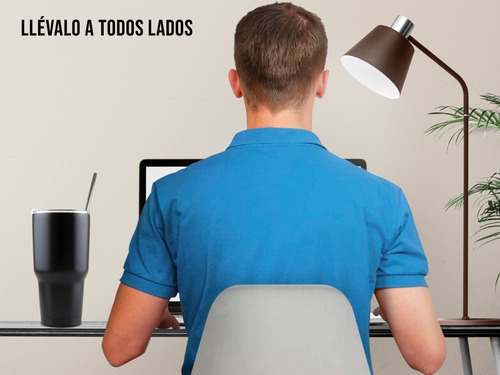 Imagen 8 de 10 de Vaso Termo Acero Inoxidable Incluye Popotes30oz Térmico890ml