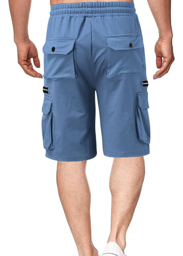Bermudas Para Hombre, Pantalones Cortos Gris, Large