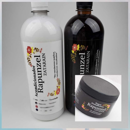 Shampoo, Acondicionador Y Mascarilla Negros Deslumbrantes