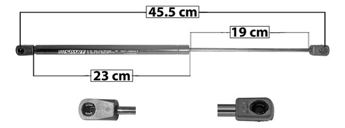 Amortiguador Vidrio Trasero Escalade 2000 - 2006   Trasera