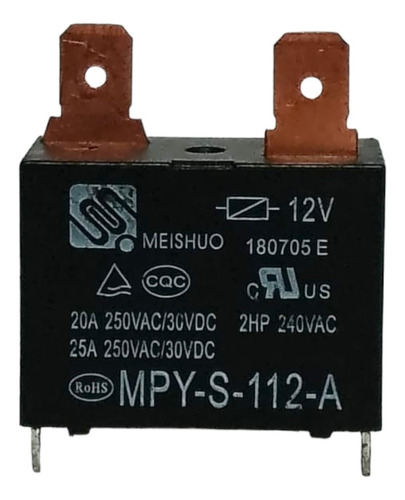 Paquete 10 Pzas / Relay Minisplit De Poder Modelo Mpy-s-112 
