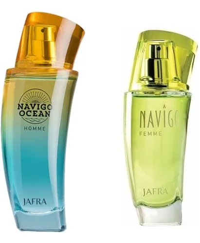 Set Jafra Navigo Ocean Homme 100 Ml Navigo Femme 50 Ml Cuotas