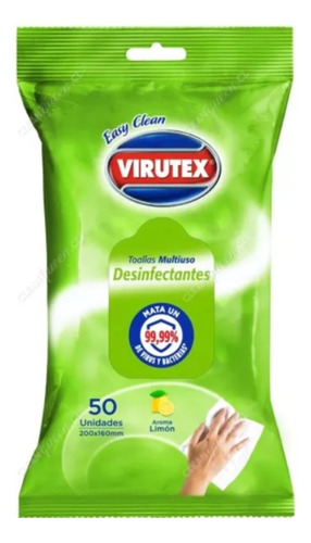 Toallitas Húmedas Desinfectantes Multiuso 50un Virutex