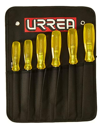 Urrea 9600g Juego De 6 Destornilladores Ámbar Combinado