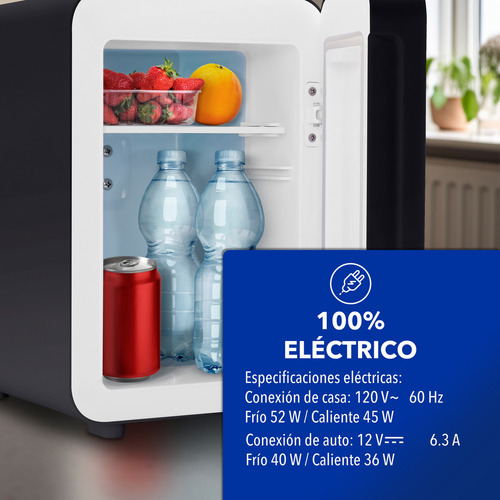 Rca Mini Refrigerador Eléctrico Rc-fb2 Color Negro Refrigera