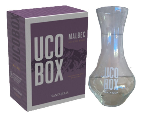 Santa Julia Uco Box Bag In Box X3 Litros + Decanter X 3000ml