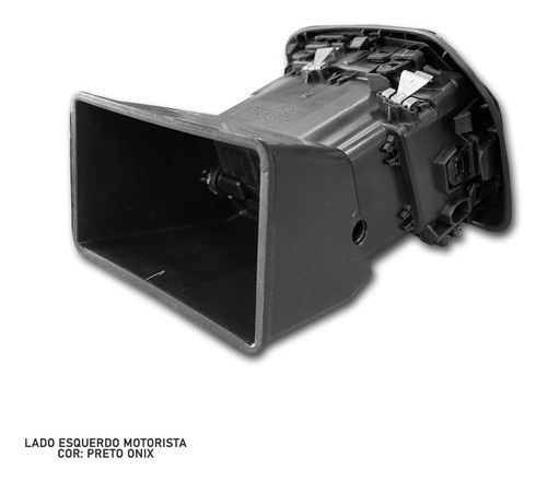 Difusor Ar Lateral Esquerdo Preto Fiat Toro Open Edition 19'