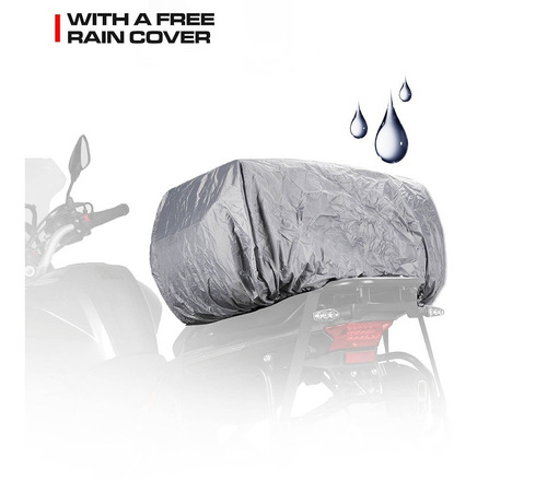 Imagen 8 de 10 de Maleta Moto Impermeable 40 - 60 L Expandible Rhinowalk