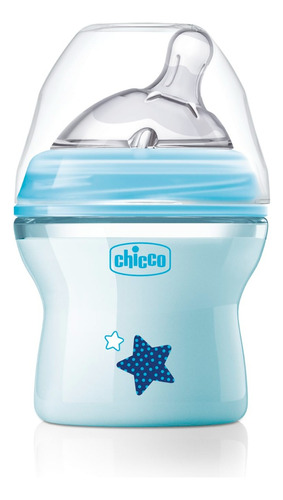 Mamadeira Recém Nascido Step Up Azul 150ml Chicco Cor Água Estrelinha