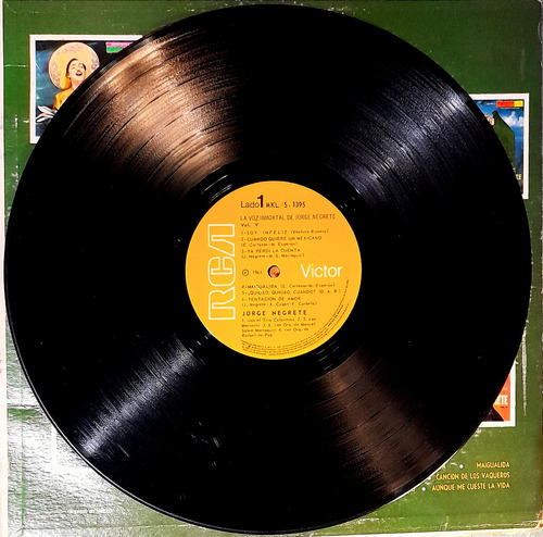 Jorge Negrete Disco De Vinilo La Voz Inmortal Vol. V 1961 (Usado)