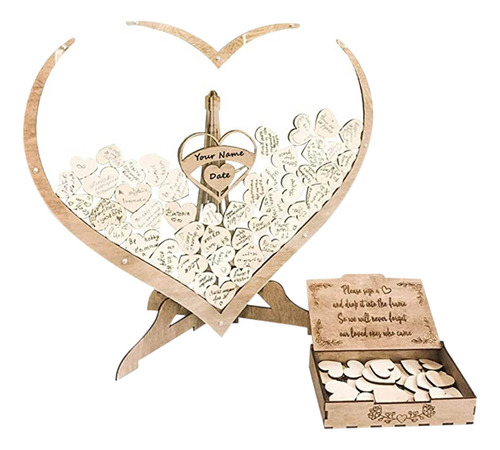 Marco Para Libros De Visitas Con Forma De Corazón, Modelo A