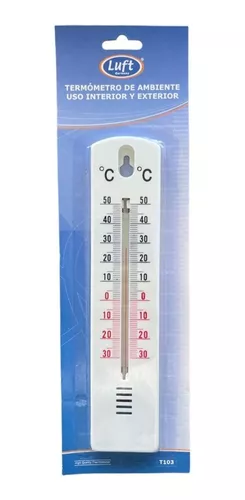 Termometro De Ambiente Interior Exterior 19,5 Cm Luft
