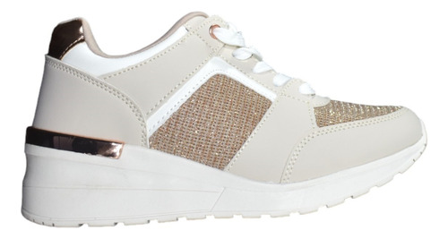 Zapatillas Mujer Urbanas Importadas Glitter Livianas Confort