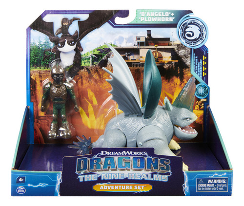 Dragones Adventure Set, Figuras De D'angelo Y Plowhorn