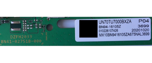 Kit Samsung Bn94-16105z Bn4401056a Je695r3hd7k Un70tu700d (Usado)