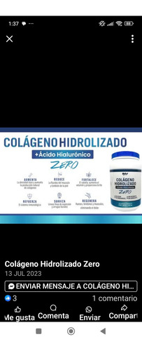 Colágein Adicionada Zero Azúcar Zero Carbohidratos