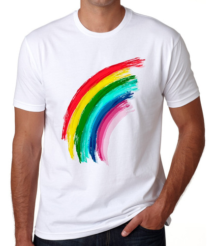Playera Gay Arcoiris Orgullo Lgbt Splash Token Pride Day
