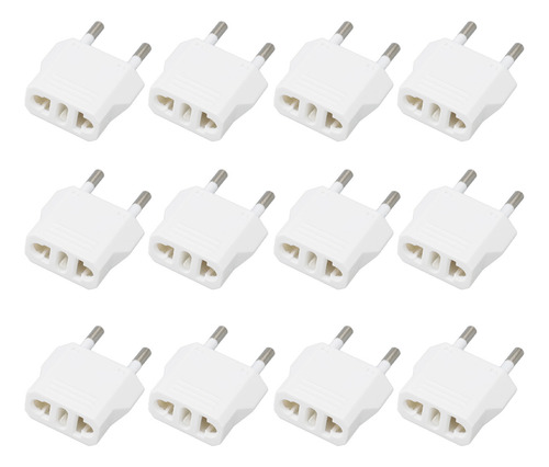 Adaptador De Enchufe Europeo De 12 Piezas, Adaptador De Ench