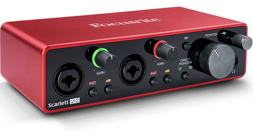 Interfaz Focusrite Scarlett 2i2 3 Gen Audio Interfaz