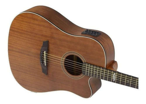 Violão eletroacústica Strinberg Black SA200C para destros mahogany louro indiano