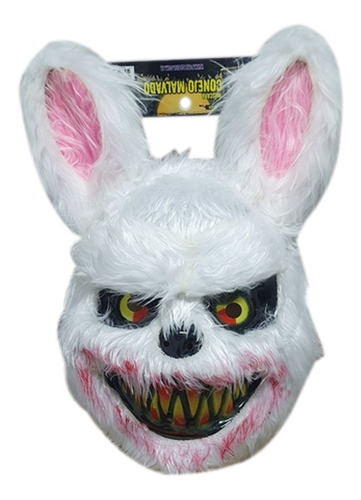 Máscara Terror Conejo Asesino Sangriento Halloween Disfraz
