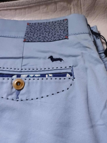 Bermuda Azul Claro Harmont & Blaine Caballero Talla 30mx.