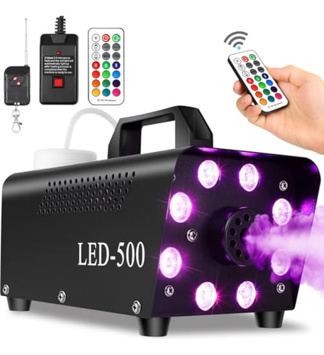 Máquina De Humo Mejorada Con 13 Coloridas 8 Luces