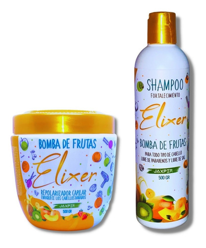 Bomba De Frutas+shampoo Elixer - g a $110