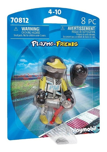 Figura Armable Playmobil Playmo-friends Piloto De Carreras Cantidad de piezas 8