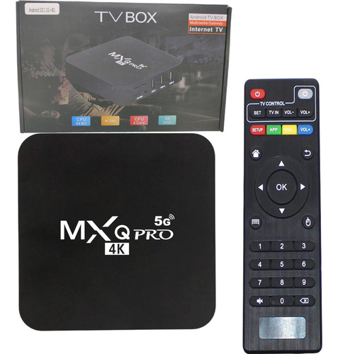 Imagen 2 de 6 de Tv Box Mxq Pro 4k 1g+ 8g Android 10.1