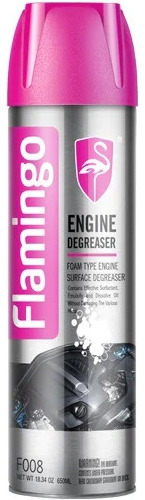 Desengrasante De Motor En Espuma Flamingo 650ml