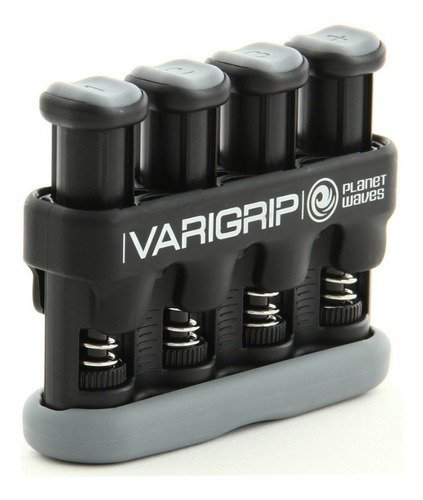 Ejercitador De Dedos Varigrip Marca Planet Waves Pw-vg-01 Desarrolla Y Mantiene La Fuerza Y Destreza De Sus Dedos. Color Negro