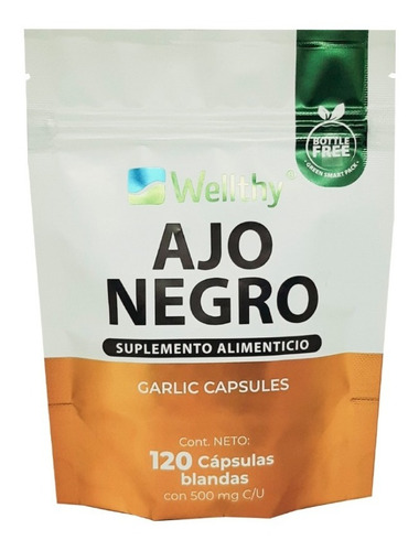 Wellthy Ajo Negro120capsulas Blanda