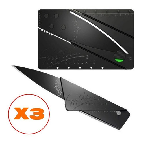 Cuchillo Tarjeta De Supervivencia X3 / Summitstore