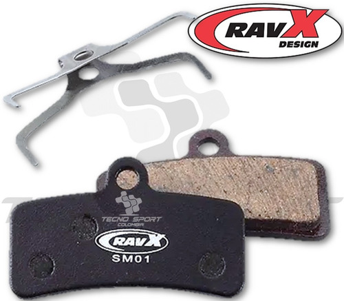 Imagen 3 de 10 de Pastilla De Freno Ravx Mod Shimano Saint M810 Hidráulico