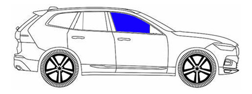 Vidrio Puerta Chevrolet Zafira 2005-2011 5p Verde Dd