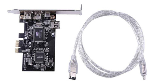 Adaptador Firewire 800 Ieee 1394 Pcie De 4 Puertos (3 Pines