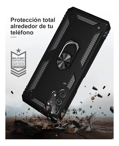 Funda Escudo Uso Rudo Para Zte A53 Mas Mica Hidrogel
