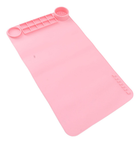 Alfombrilla De Silicona Para Manualidades, Color Rosa, 19.7